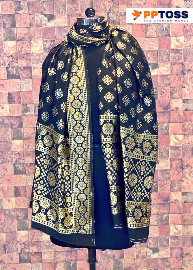 Pptoss Banarasi SIlk Dupatta 7 Latest Casual Wear Designer Dupatta Collection